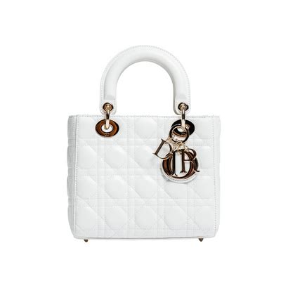 lady dior white|lady dior small dimension.